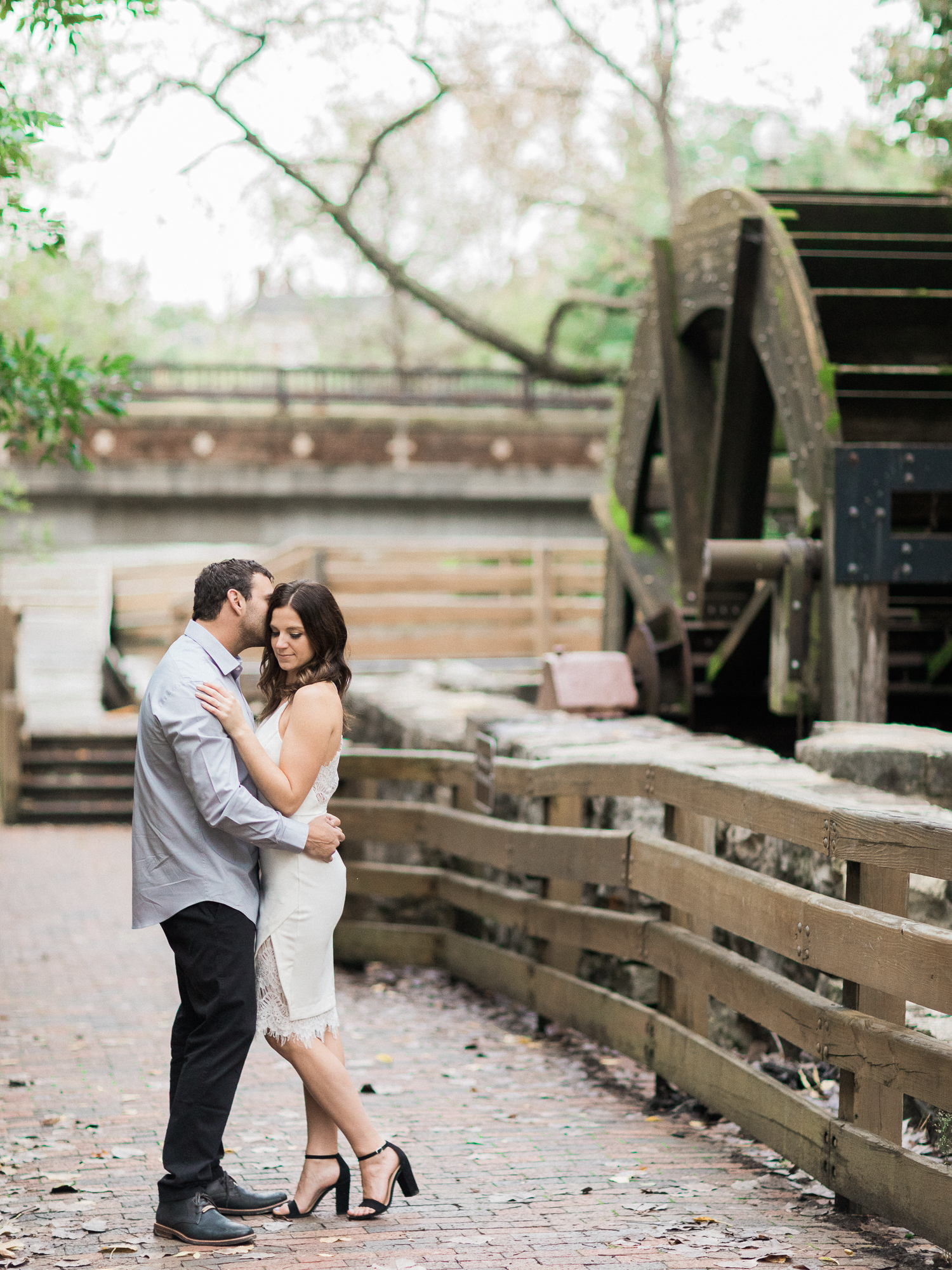 Engagement Session at Oak Brook, Illinois Graue Mill