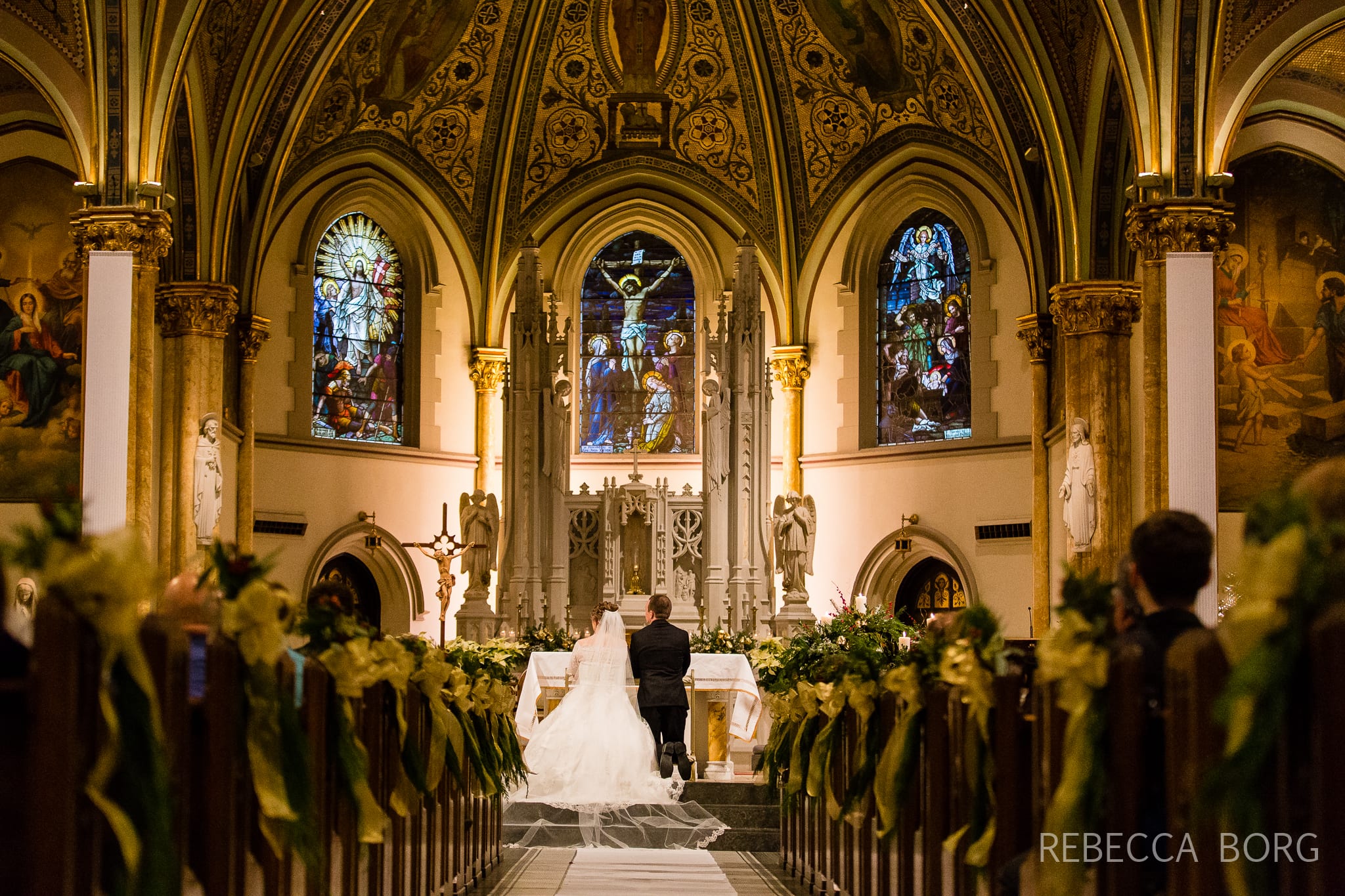 a wedding at st. edmund in oak park | bethany + dan » Fine Art